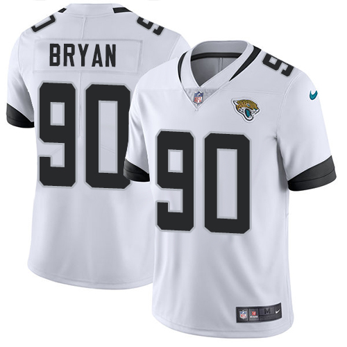 Jacksonville Jaguars #90 Taven Bryan White Youth Stitched NFL Vapor Untouchable Limited Jersey